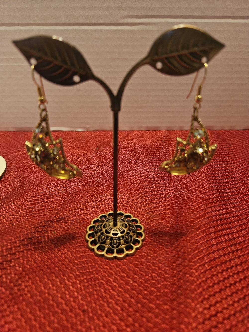 Gold Cat Dangle Earrings - Women Jewelry Earrings